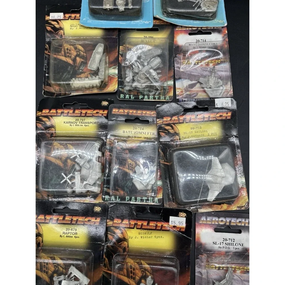 BattleTech Ral Partha Lot of 11 Sealed Miniatures Vehicles & Transports